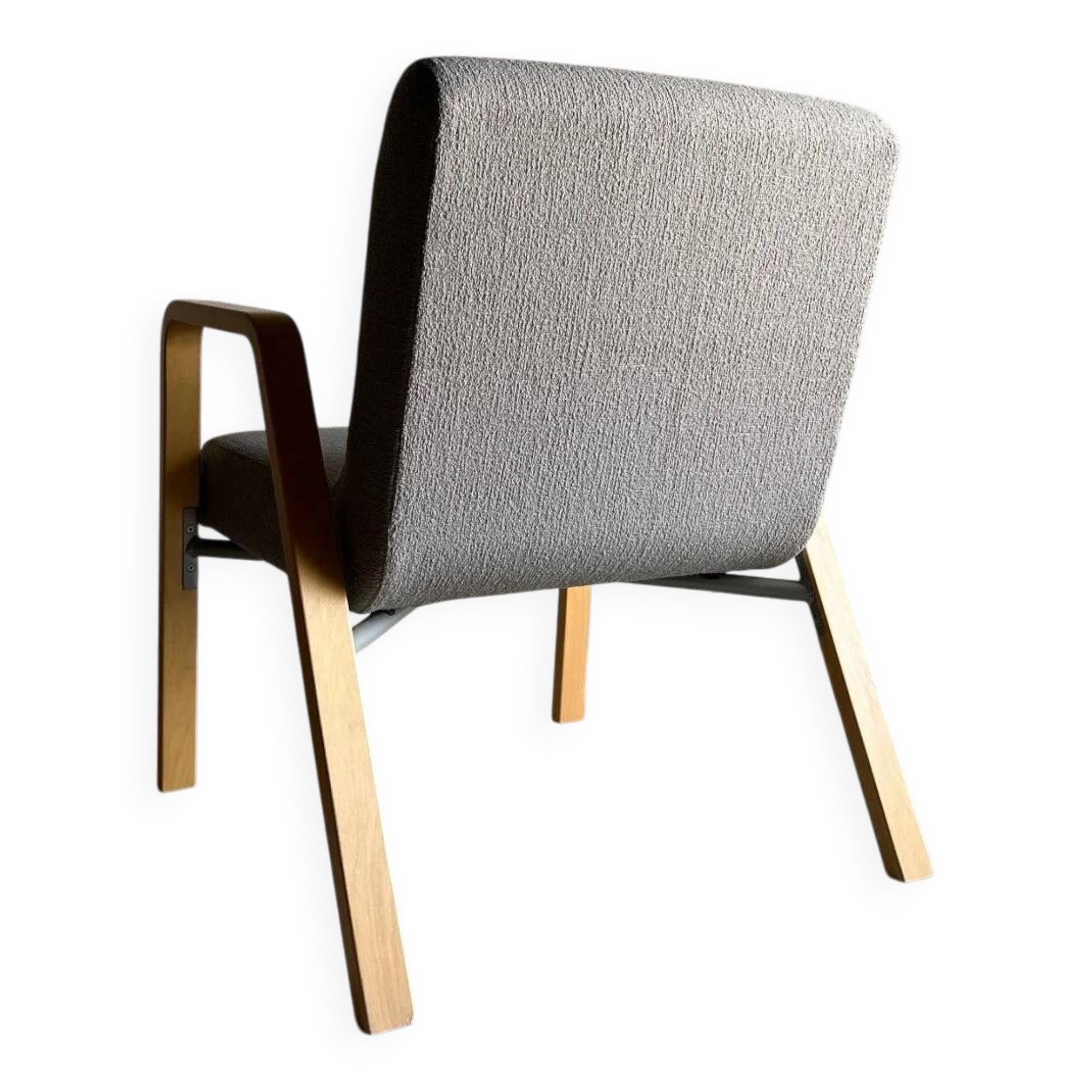 Fauteuil scandinave gris | Années 1980