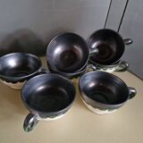 Vintage 7 Earthenware Mugs