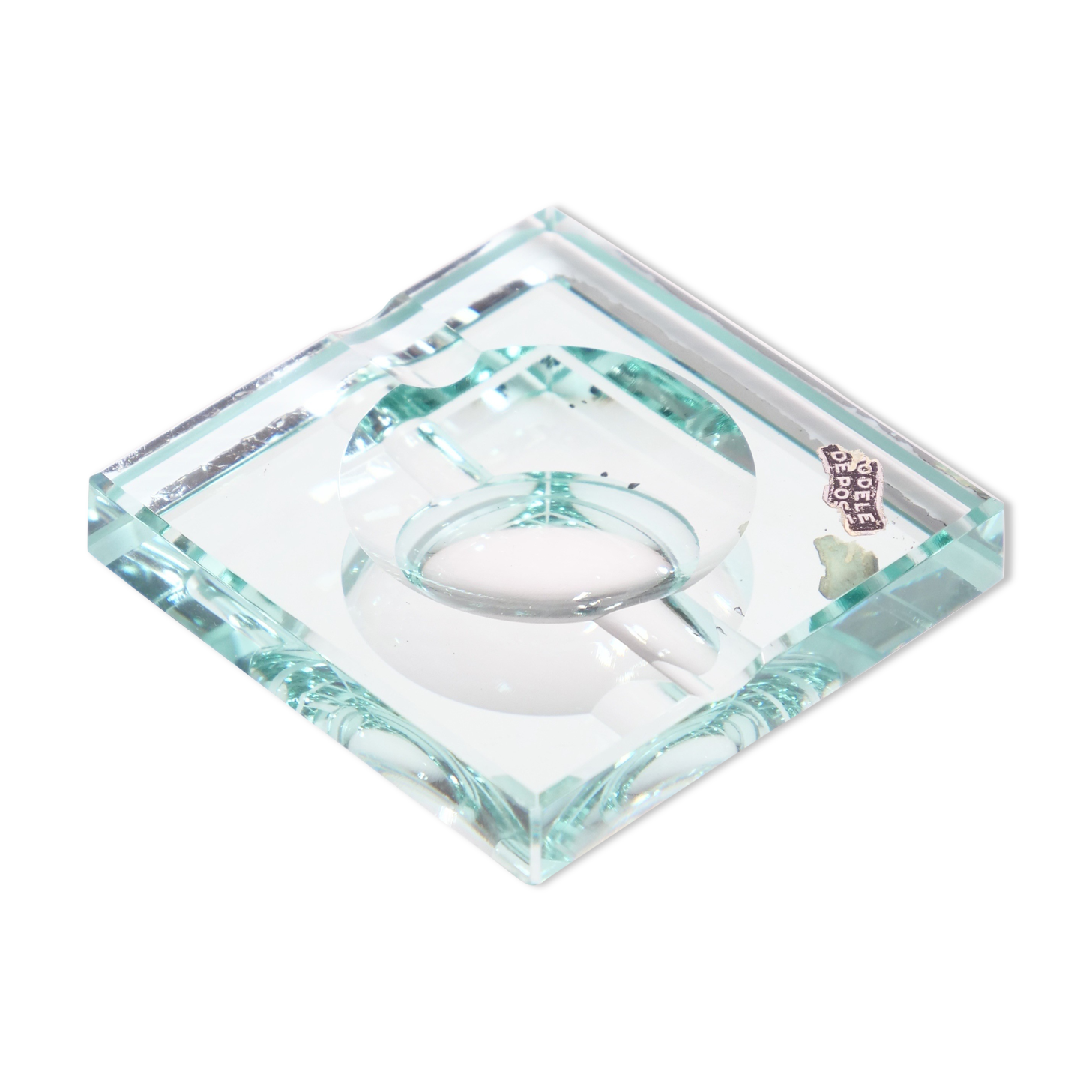 Ashtray art deco mirror by Jean Luce