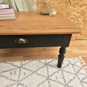 Table basse vintage rénovée