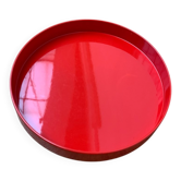 Vintage Space Age Red Tray from Boltze Design, 1970s