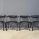 Postmodern dining chairs, 1980s, set of 4