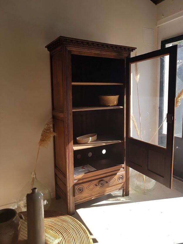 Vintage glass cabinet