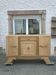 Buffet art deco en chene massif et ocre