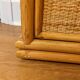 Rattan and wicker chest of drawers