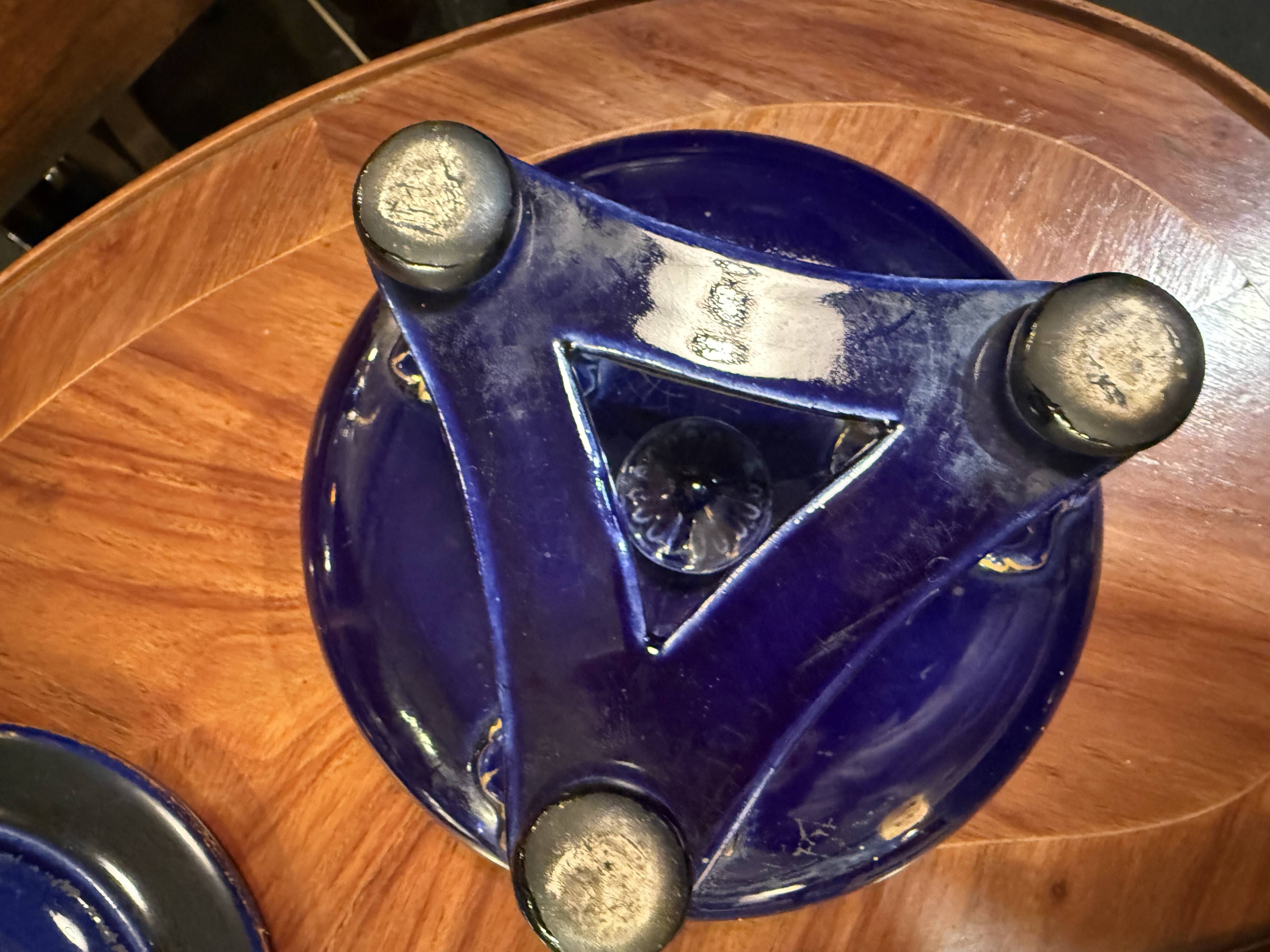 Sèvres blue porcelain bonbonnière