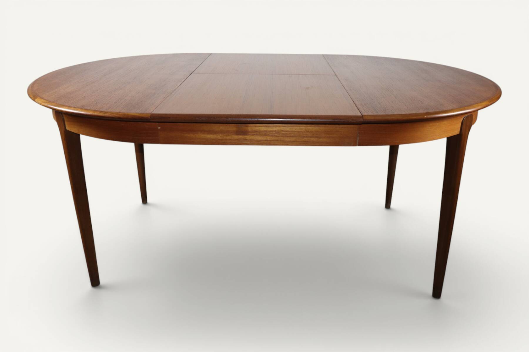 Scandinavian extendable dining table in teak - 1960s