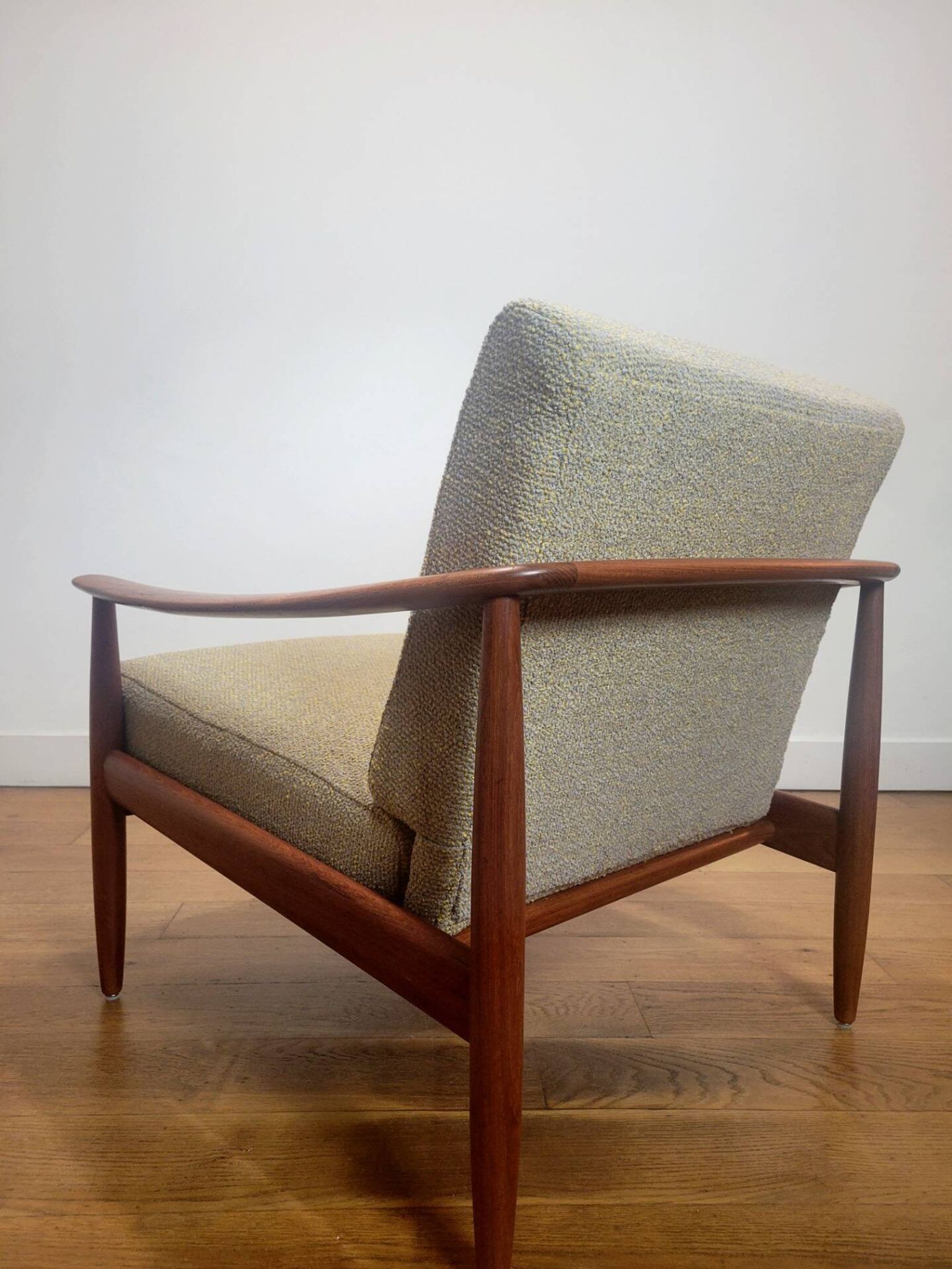 Vintage lounge chair in teak by Carl Straub, 1960