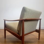 Vintage lounge chair in teak by Carl Straub, 1960