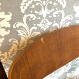 Two vintage chairs compass feet, 1950