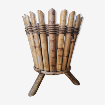 Pot cover, rattan flower holder