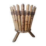Pot cover, rattan flower holder