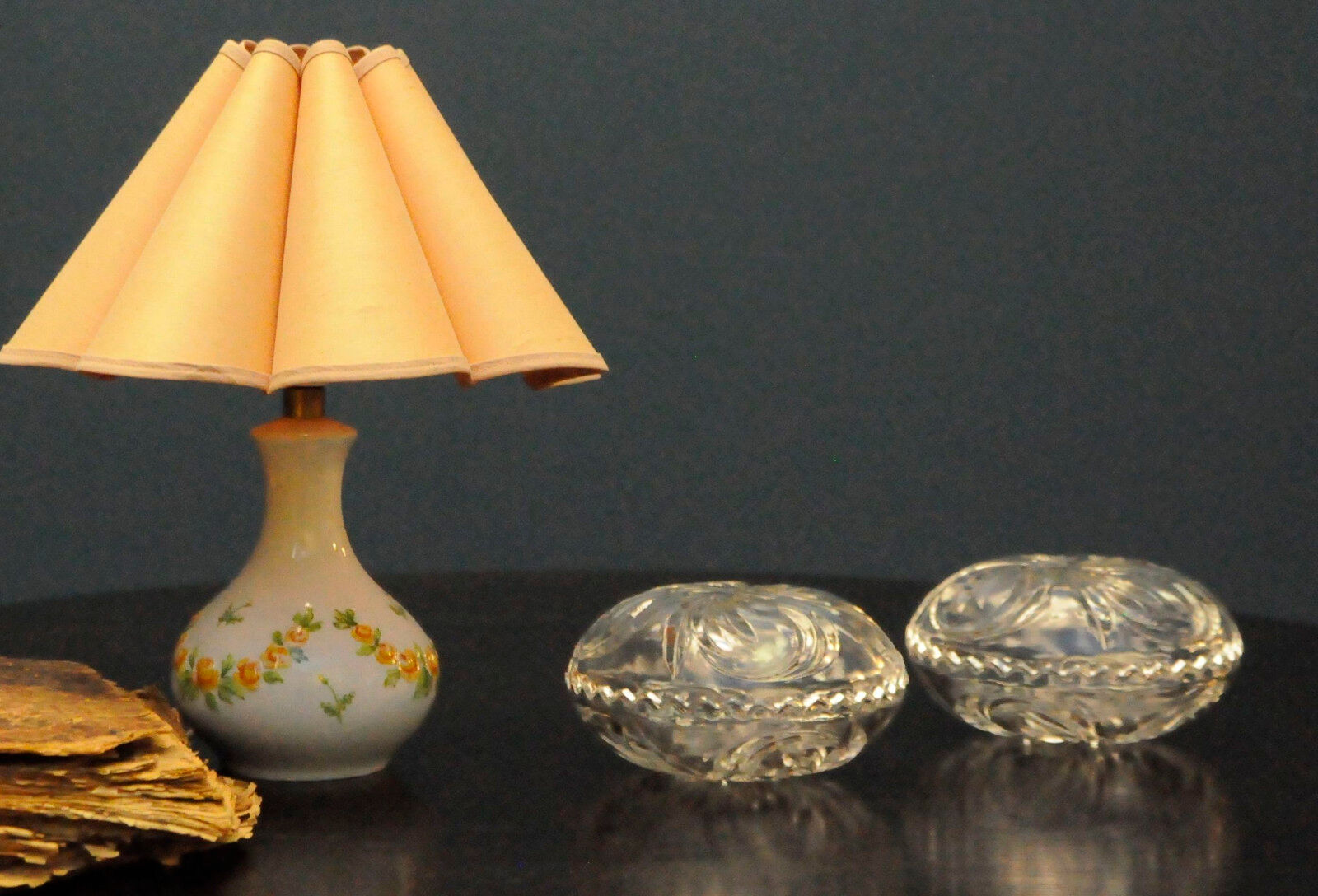 Danish porcelain lamp