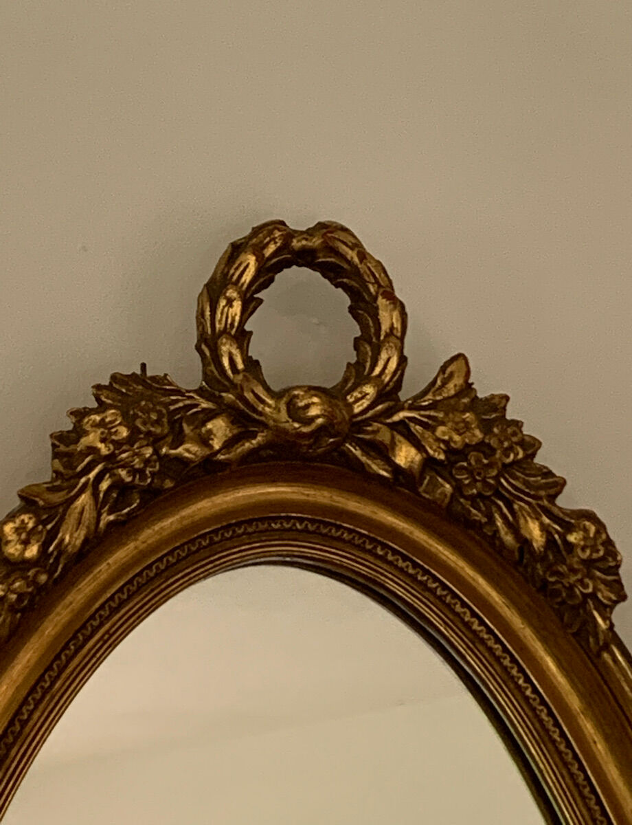 Miroir ovale Empire 100x35cm