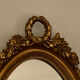 Miroir ovale Empire 100x35cm