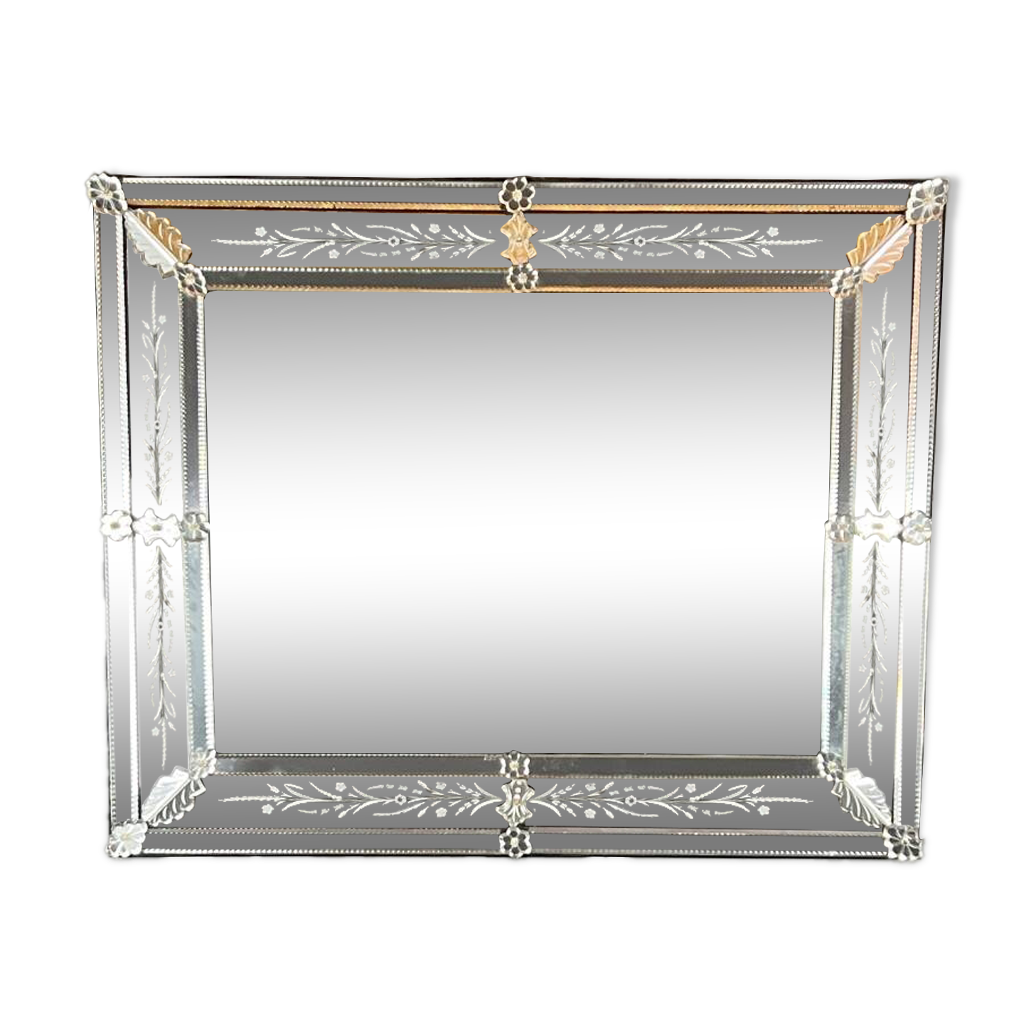 Large Venetian mirror, 20th century
