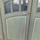 4 Art Nouveau partition doors + transom