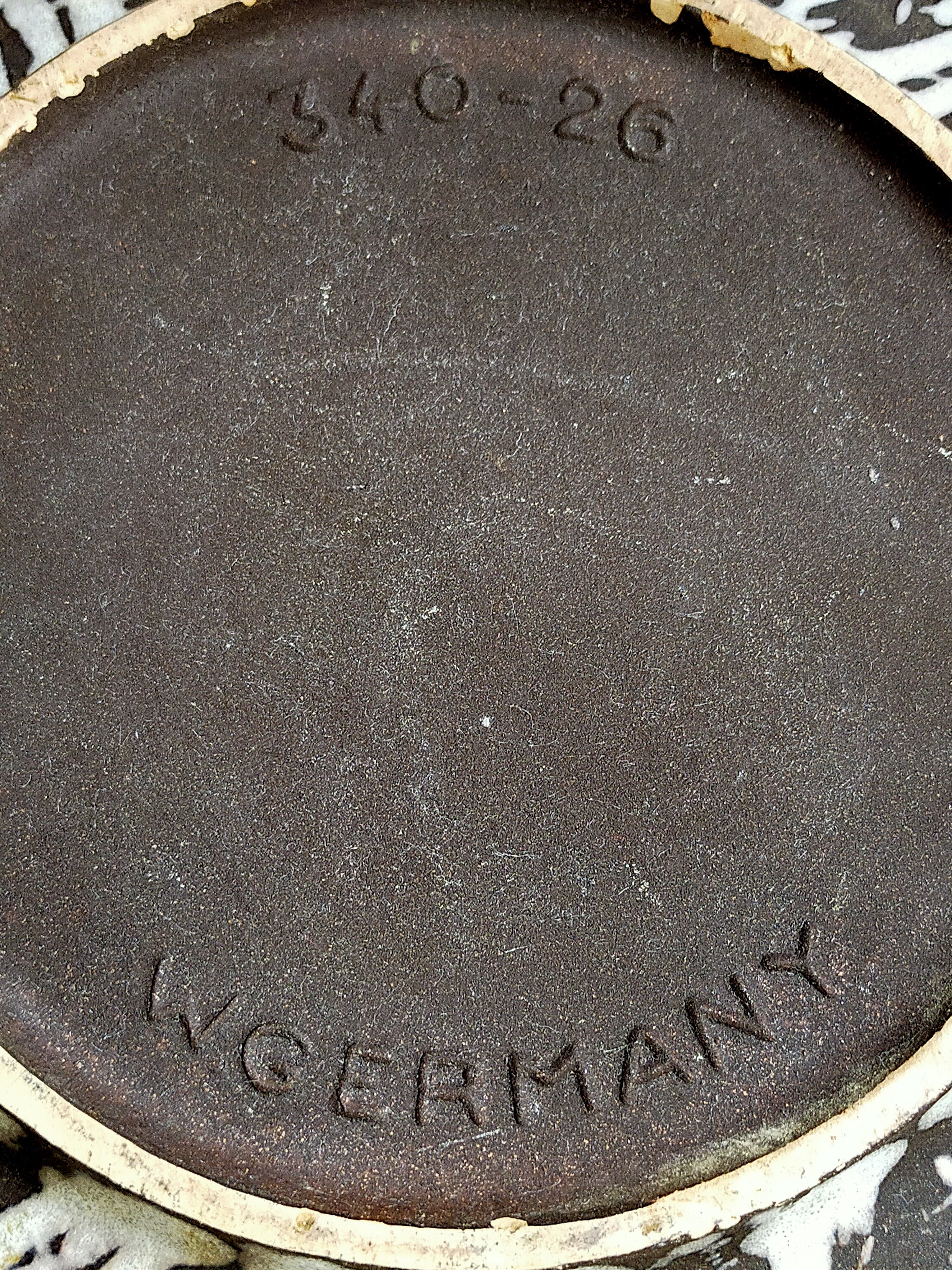 Coupe céramique West Germany écume année 60
