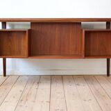 Danish Mid-Century Teak 'Floating' Desk, 1960s
