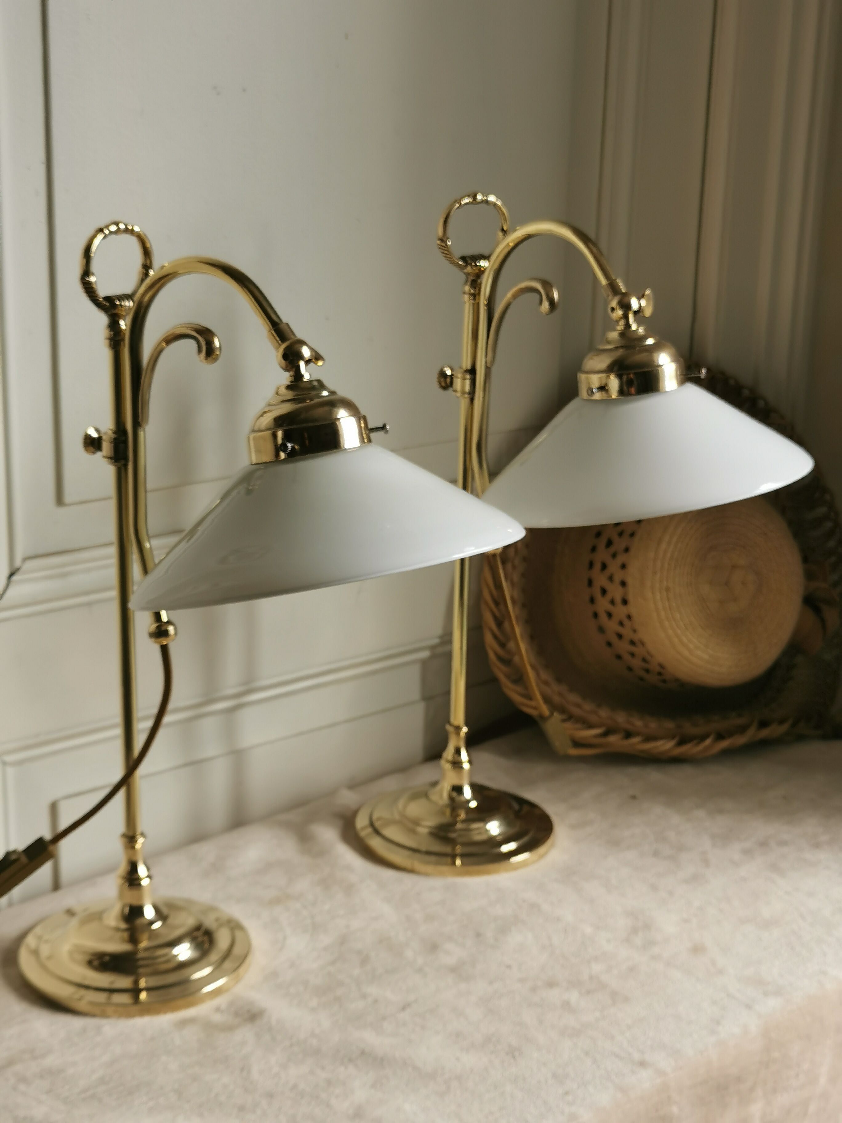 Paires de lampes de bureau ou d'ambiance
