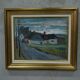 John Börén, Swedish modern landscape, 1960s, Oil painting, Framed