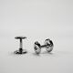 2 chrome metal hooks