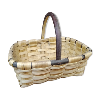 Panier lamelles de chataignier