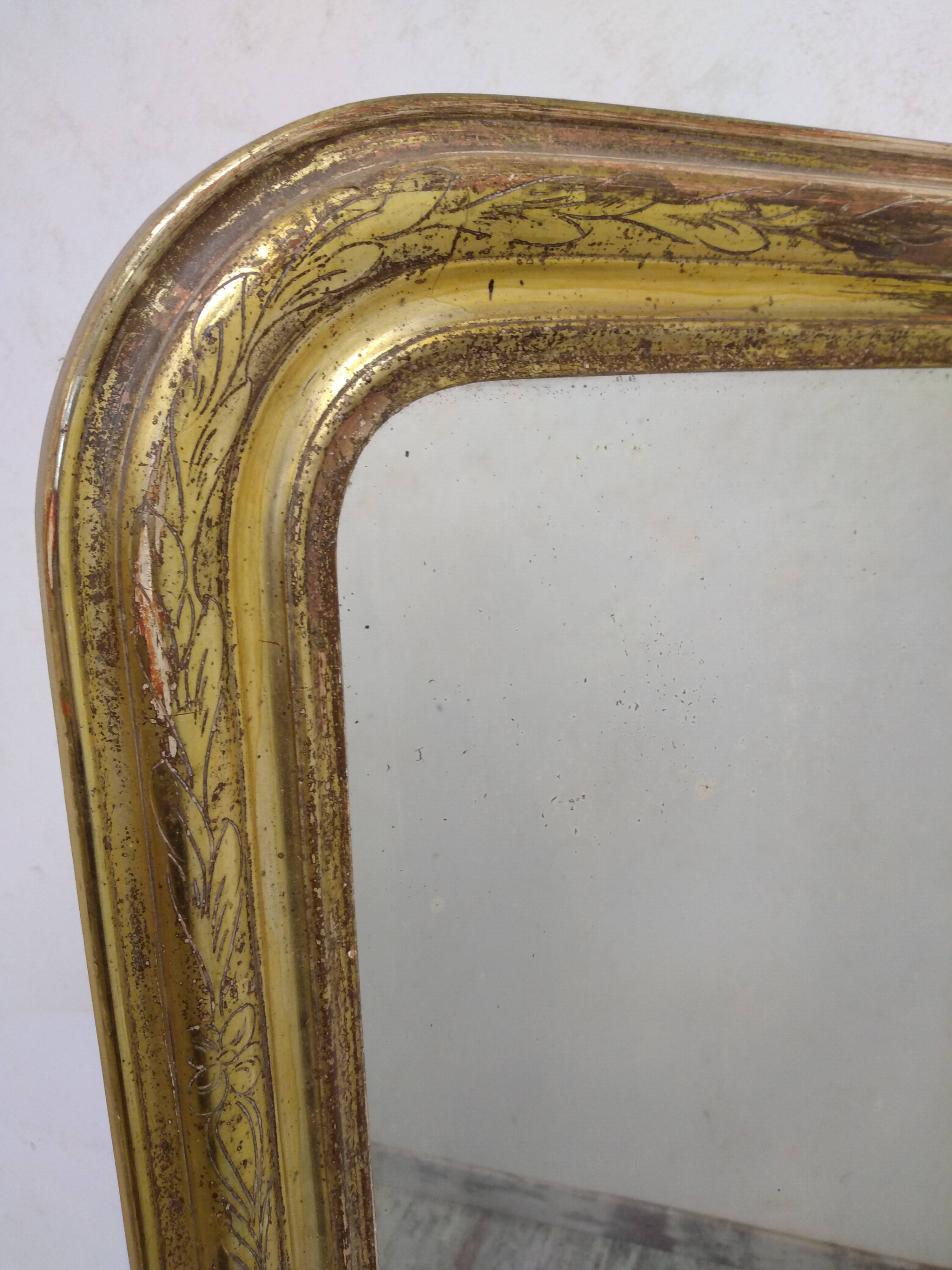 Old Louis Philippe mirror