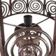Lampadaire Art Nouveau en fer forgé, 1920