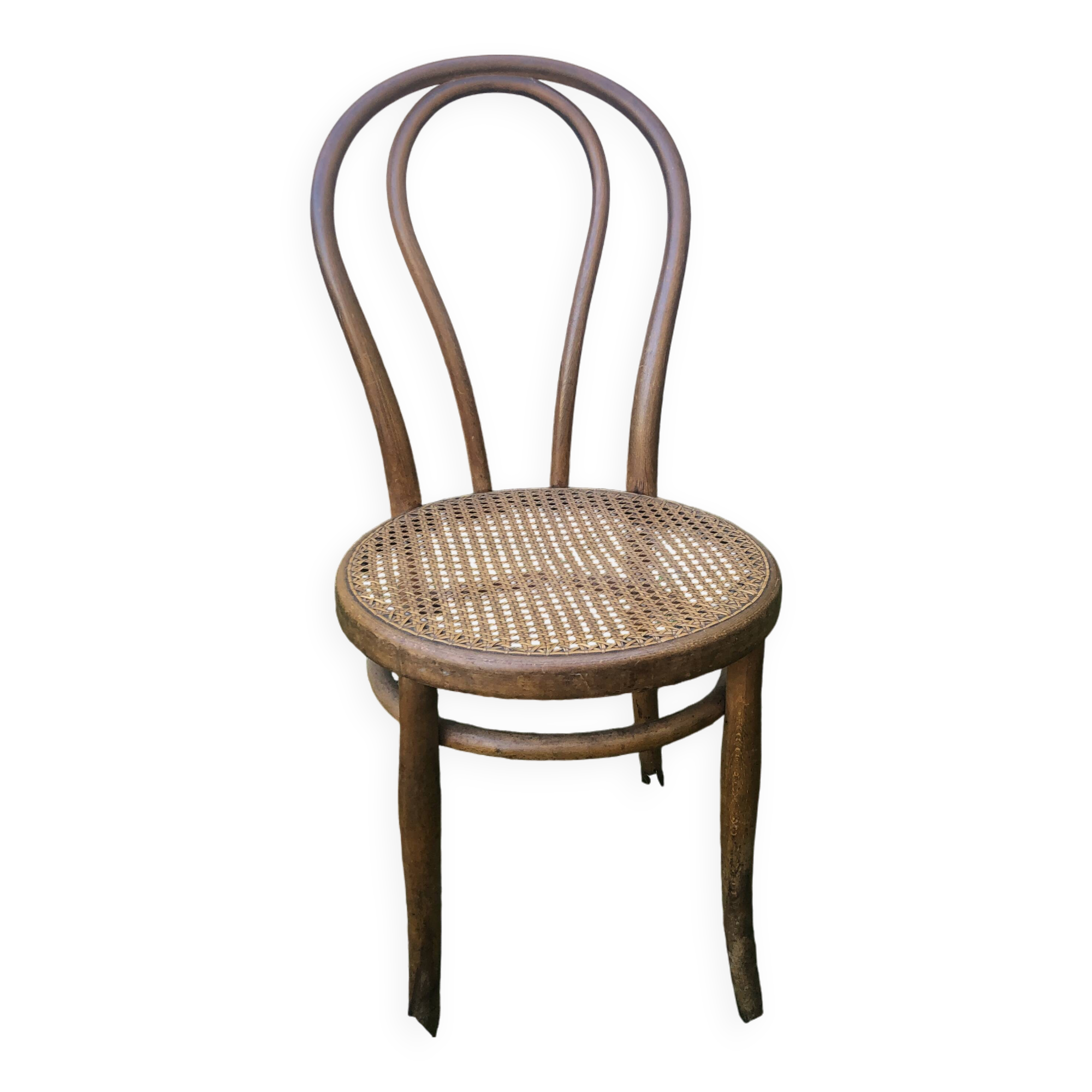 Thonet cane bistro chair