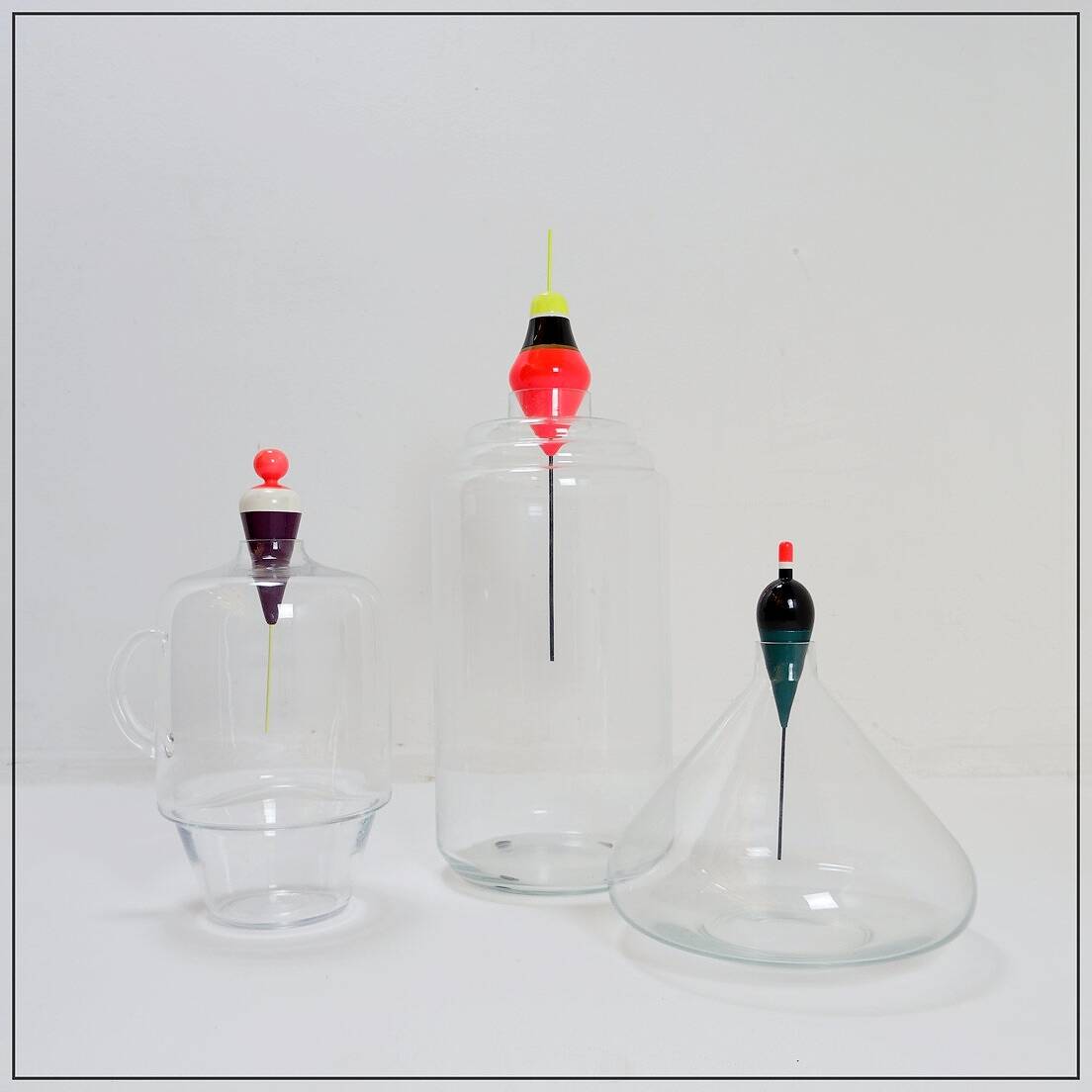 Set of 3 “Pescadous” vases by Margaux Keller for Roche Bobois 2014