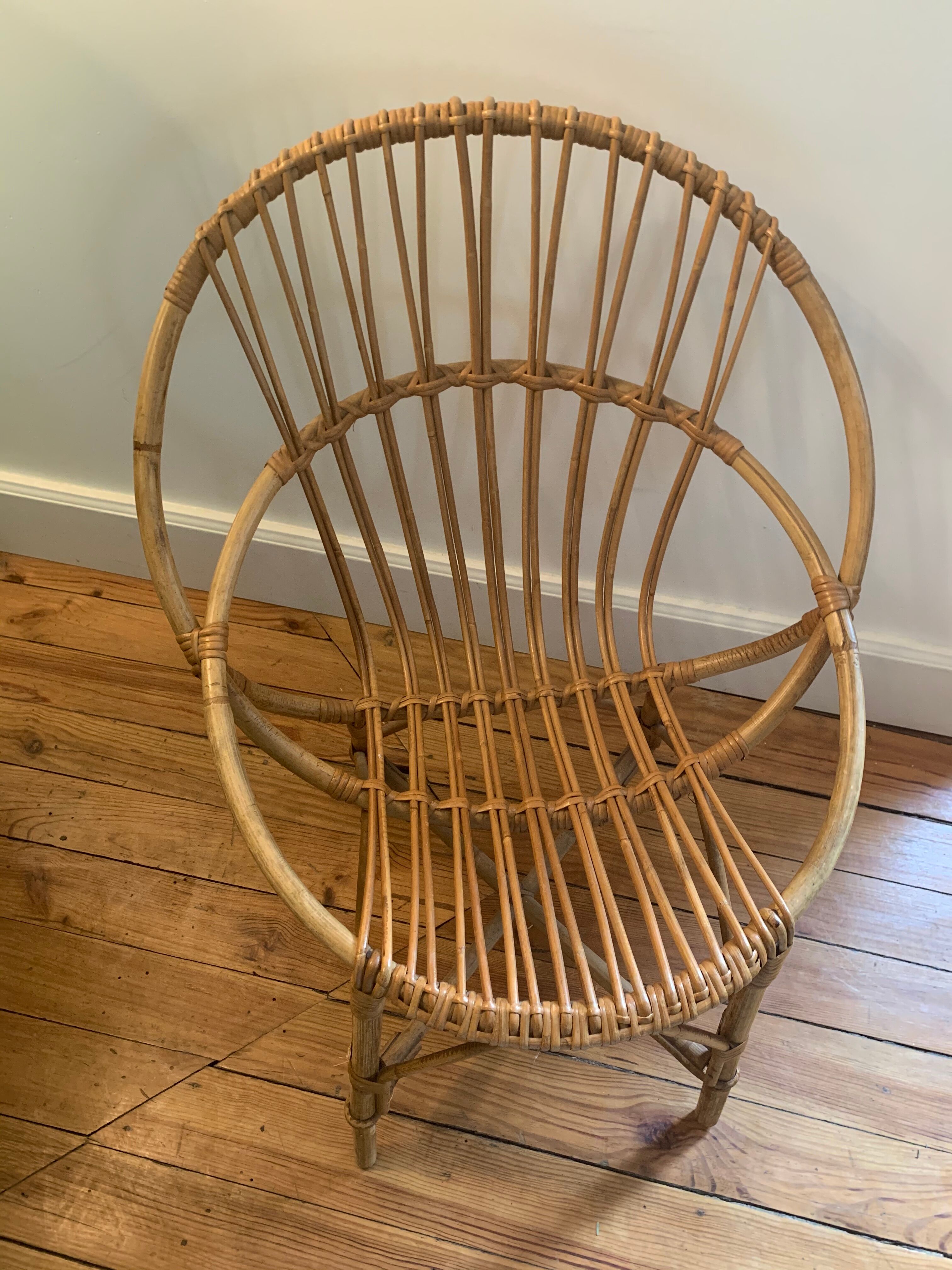 Fauteuil rotin