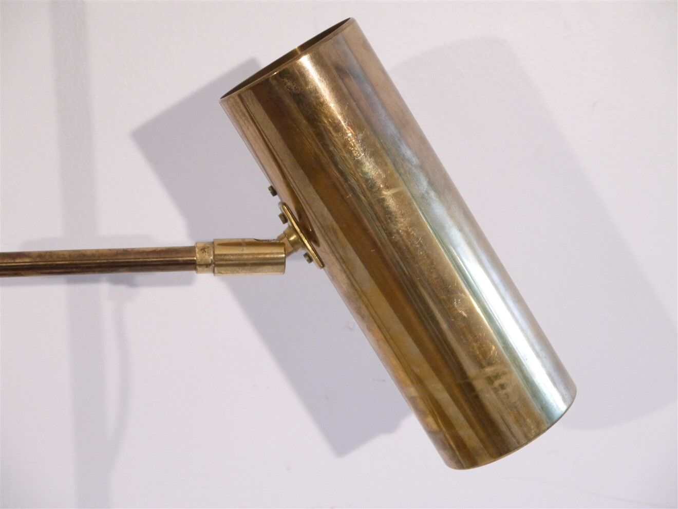 Lampe en laiton de Bergboms Suède 1970