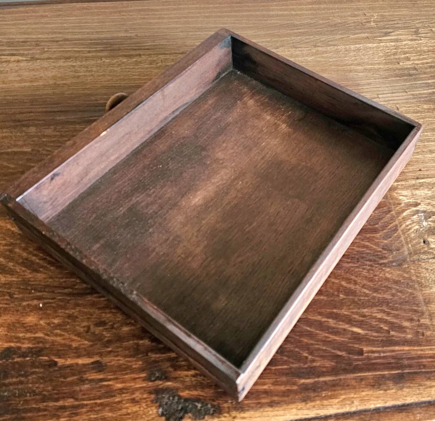 Solid oak French dining table / desk / 1900s