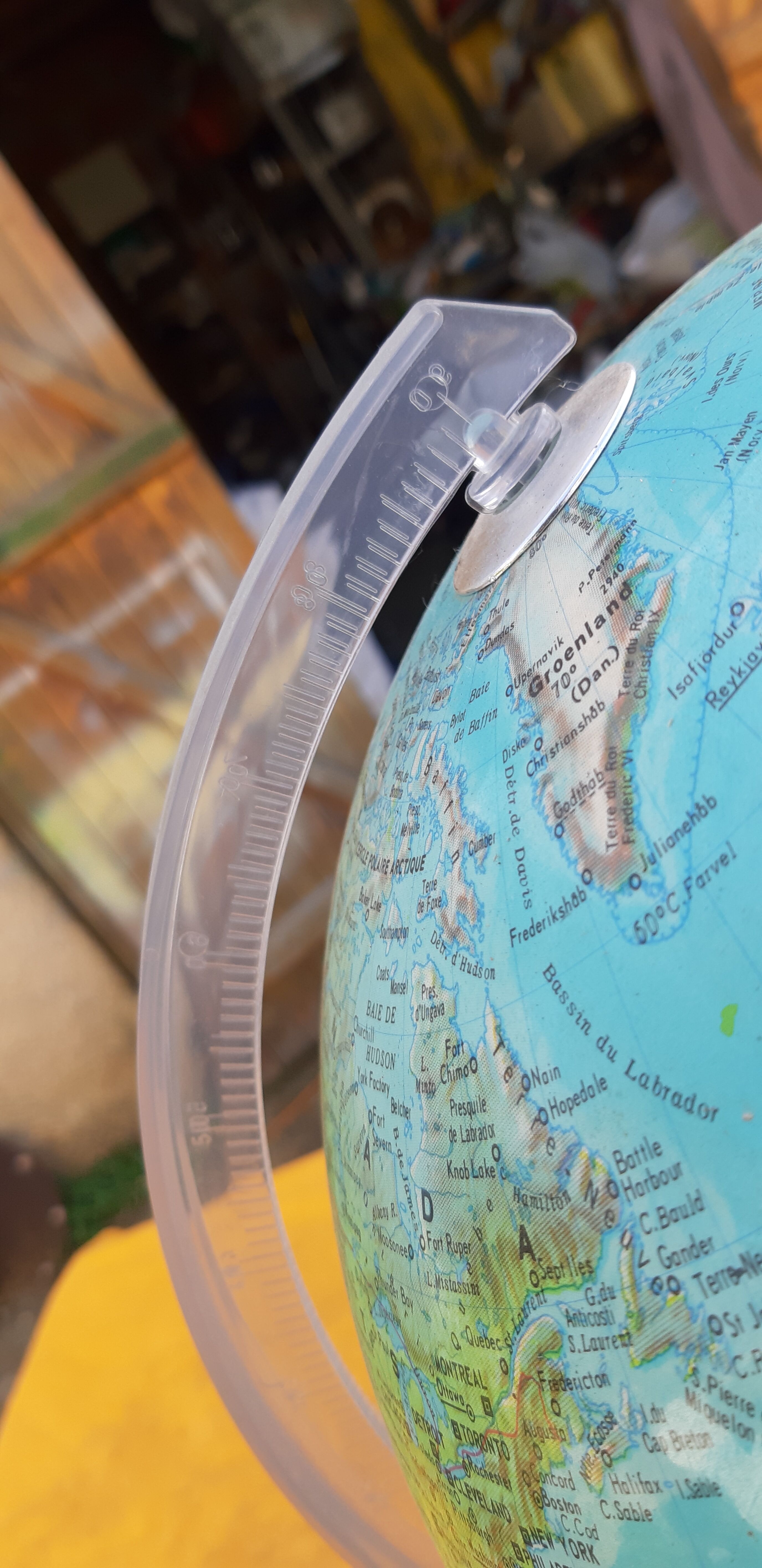 Lampe Mappemonde éclairante