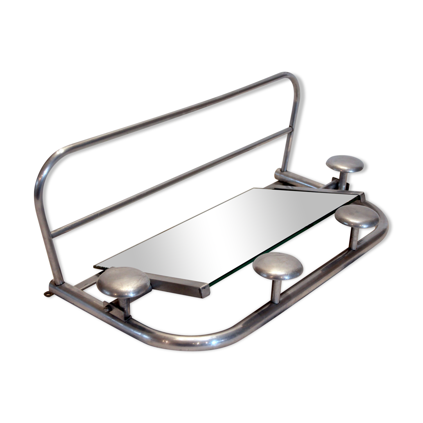 Coat rack in aluminum from the 50s