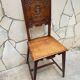 Carved walnut lounge chair