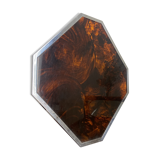 Lucite turtleshell-style tray circa 1970