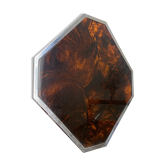 Lucite turtleshell-style tray circa 1970
