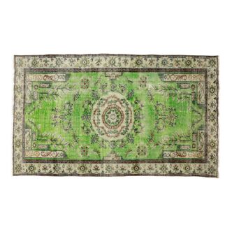 Anatolian handmade vintage rug 272 cm x 165 cm