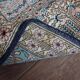 Handmade Indian Kashmiri silk rug 196x122cm