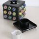 Japanese tealight holder of colored glass beads