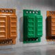 Edition Somop Wardrobe in Orange Molded Plastic, France, 1970s