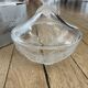 Crystal sugar bowl
