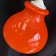 Vintage orange opaline pendant light – 70s retro chandelier
