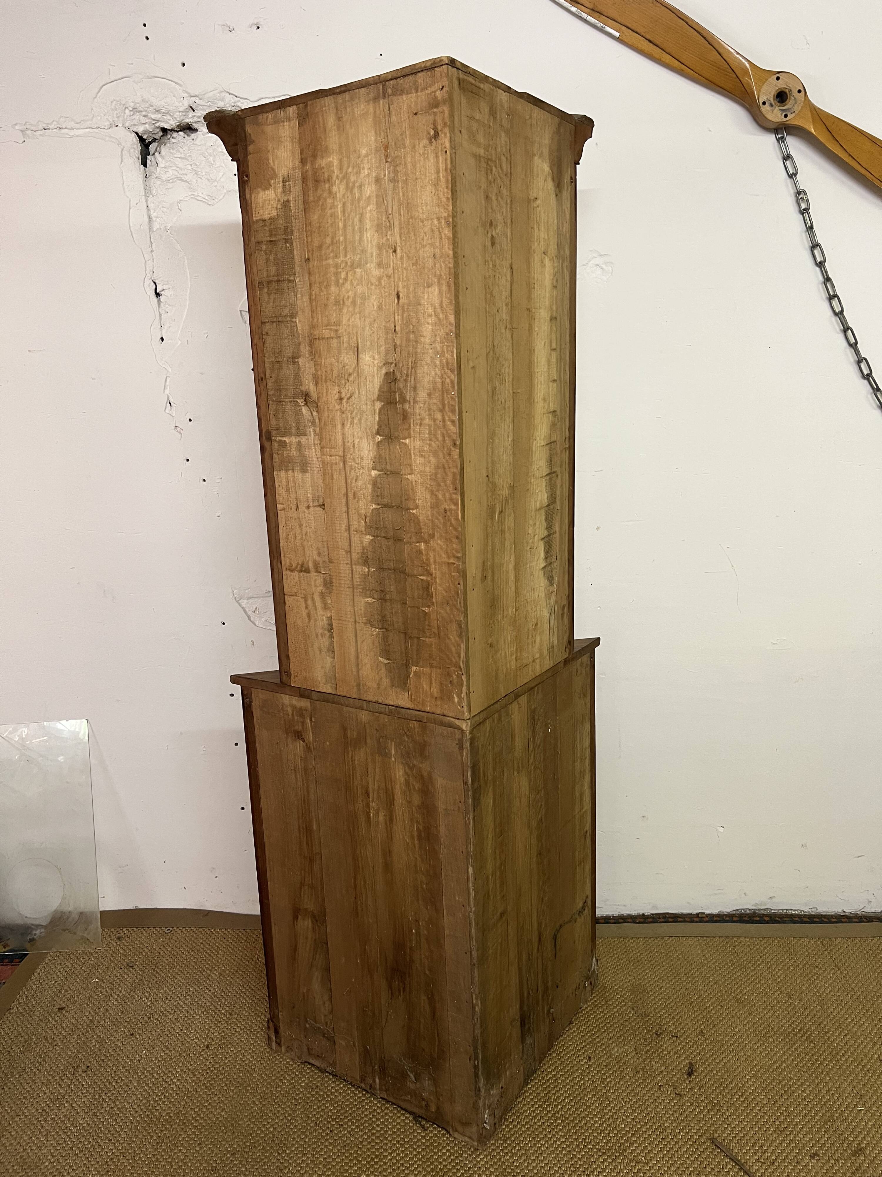 Elégant Meuble d'angles deux corps XXème