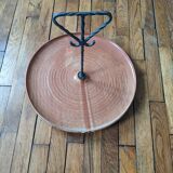 Cheese board stoneware handmade brutalist design slow country decoration