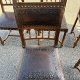 6 Henri II chairs