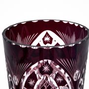 Vase en cristal violet, Pologne, années 1960