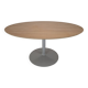 Large Oval Dining Table in Oak by Pierre Paulin for Artifort, 2018